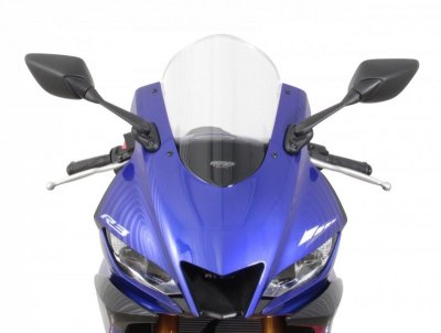 Szyba motocyklowa MRA YAMAHA YZF-R3 2019-, forma R, bezbarwna