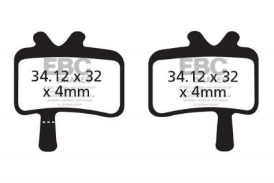 CFA394R - Klocki hamulcowe rowerowe (organiczne wyczynowe) EBC Brakes