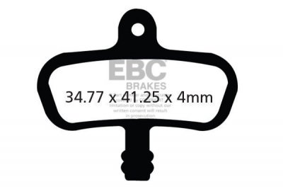 CFA440R - Klocki hamulcowe rowerowe (organiczne wyczynowe) EBC Brakes