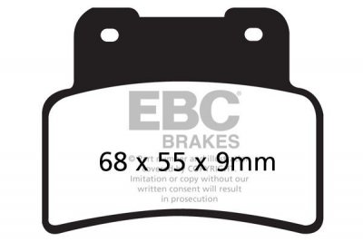 Klocki hamulcowe EBC FA432 (kpl. na 1 tarcze)