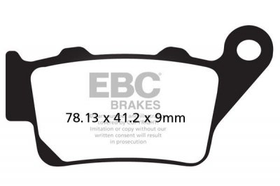 Klocki hamulcowe EBC SFA213HH skuterowe (kpl. na 1 tarcze)