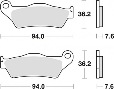 TRW klocki hamulcowe przód Yamaha XTZ 700 Ténéré ABS ( 19-)