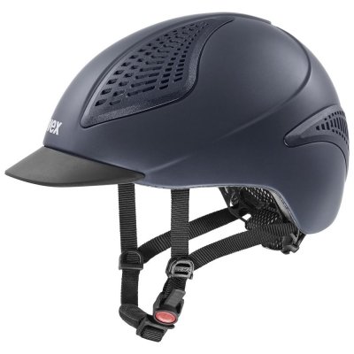 UVEX exxential II kask jeździecki niebieski  M-L