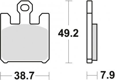 Delta Braking klocki hamulcowe przód Suzuki VZ 1600 M1600 Marauder 05