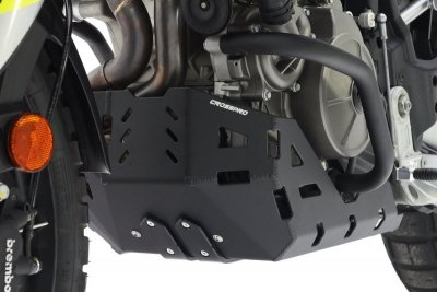 CROSSPRO OSŁONA SILNIKA ALUMINIOWA APRILIA TUAREG 660 22- KOLOR CZARNY MAT