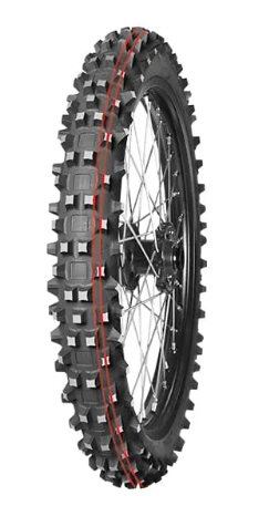 MITAS OPONA 110/90-19 TERRA FORCE MX-SAND 62M TT (PODWÓJNY CZERWONY PASEK) TYŁ DOT 2023 (DOT:XDDT/XODT/XVDT) (26647) WYCOFANE (Z