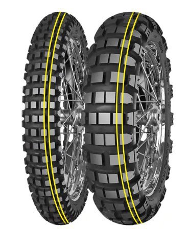 MITAS OPONA 150/70B18ENDURO TRAIL XT+ DAKAR (PODWÓJNY ŻÓŁTY PASEK) 70T TL/TT M+S TYŁ DOT 17-42/2024 (460133) (ZAMIENNIK:70000498