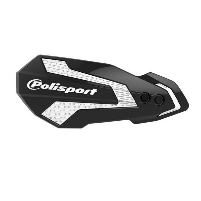POLISPORT OSŁONY RĄK (LISTKI) MODEL MX FLOW Z UNIWERSALNYM ZESTAWEM MONTAŻOWYM BETA RR 2T/4T 12-23 KOLOR CZARNO BIAŁY