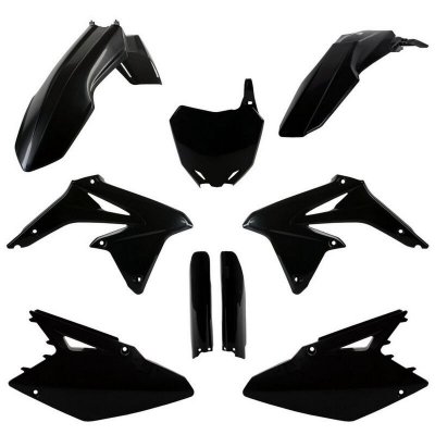 POLISPORT KOMPLET PLASTIKÓW (FULL KIT) SUZUKI RMZ 450 08-17 W ZESTAWIE TABLICA PRZEDNIA (8659300003) I OSŁONY AMORTYZARORÓW (839