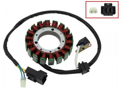 BRONCO 2024/10 UZWOJENIE ALTERNATORA STATOR CF MOTO CFORCE 500 07-16, CFORCE 600 10-14, UFORCE 500 (GAŹNIK) 08-10, UFORCE 600 11