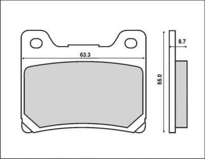 BRENTA KLOCKI HAMULCOWE KH88 (FT 3053)