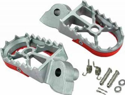 BUZZETTI PODNÓŻKI PEGI HONDA CR 125/250R 02-08; CRF 250R/X 04-22; CRF 300L 21-23; CRF 450R/X 02-22; CRF 1000L 18-22 ( STAL NIERD