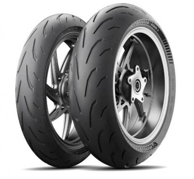 MICHELIN KOMPLET OPON CAI988009/25) 120/70ZR17 POWER 6 (58W) M/C TL PRZÓD DOT 2025 + (CAI691318/25) 180/55ZR17 POWER 6 (73W) M/C