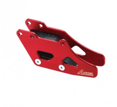 ACCEL PROWADNICA ŁAŃCUCHA KPL. HONDA CRF 250/450 07-18, CRF250/450X 05-18 KOLOR CZERWONY
