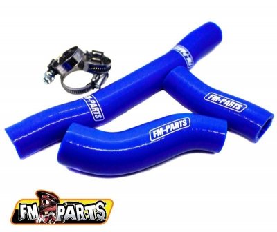 FM-PARTS SILIKONOWE WĘŻE/PRZEWODY CHŁODNICY KTM / HUSQVARNA 250/300 17-19 KOLOR NIEBIESKI