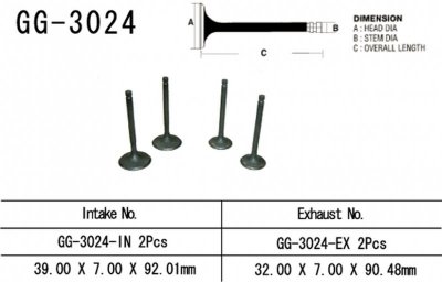 VESRAH ZAWÓR SSĄCY SUZUKI GS 500 E/F 89-10 (OEM: 12911-01D00) (1SZT.) (MADE IN JAPAN)