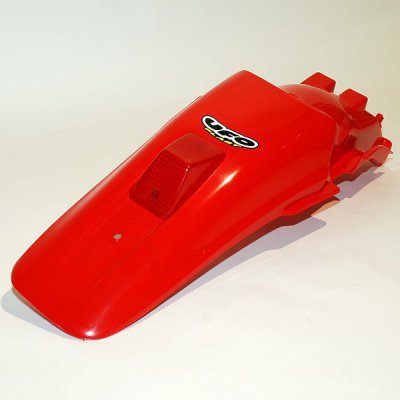 UFO BŁOTNIK TYŁ HONDA XR 650R 00-07 Z KLOSZEM LAMPY KOLOR CZERWONY