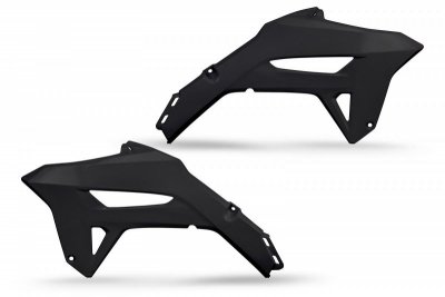 UFO OSŁONY CHŁODNICY HONDA CRF 250R 22-24, CRF 450 R 21-24 KOLOR CZARNY