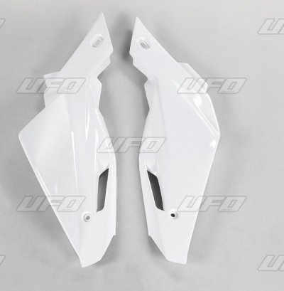 UFO BOCZKI TYLNE HUSQVARNA TC/TE 08-12 KOLOR BIAŁY