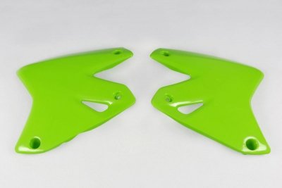 UFO OSŁONY CHŁODNICY KAWASAKI KLX 400R 03-25, KOLOR ZIELONY