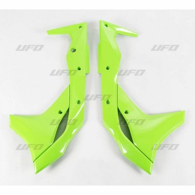 UFO OSŁONY CHŁODNICY KAWASAKI KXF 250 17-20 KOLOR ZIELONY