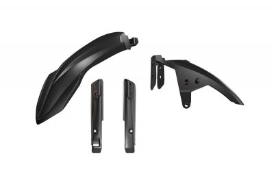 RACETECH (RTECH) KOMPLETNY BŁOTNIK PRZÓD Z OSŁONAMI TELESKOPÓW ( AMORTYZATORÓW ) YAMAHA T7 TENERE 700 19-24 KOLOR CZARNY