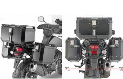 KAPPA STELAŻ KUFRÓW BOCZNYCH MONOKEY CAM SIDE SUZUKI V-Strom 1050 (20), V Strom 1050 XT (20) - POD KUFRY KFR KFORCE ORAZ KVG KVO