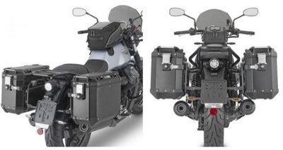 KAPPA STELAŻ KUFRÓW BOCZNYCH MONOKEY CAM SIDE MOTO GUZZI V7 STONE 21 - POD KUFRY KFR KFORCE ORAZ KVG KVOYAGER ALU