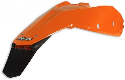UFO BŁOTNIK TYŁ KTM SX 07-10, EXC 08-11 Z LAMPKĄ KOLOR POMARAŃCZOWY ( ENDURO Z LAMPKĄ LED )