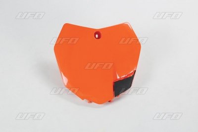 UFO TABLICA NA NUMER STARTOWY KTM SX/SXF 13-15, SX 250 16 KOLOR POMARAŃCZOWY