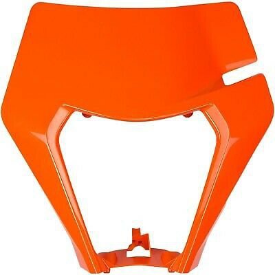 UFO OSŁONA LAMPY PRZÓD KTM EXC/EXC-F TPI 20-23 KOLOR POMARAŃCZOWY (WZÓR OEM)