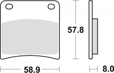 TRW ZF KLOCKI HAMULCOWE KH146 ORGANIC SUZUKI GSXF 600 / 750 88-97, VX 800 90-95, GSXF 1100 88-96, GSX 1100 G 91-93, PRZÓD/TYŁ