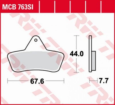 TRW ZF KLOCKI HAMULCOWE KH271 SINTER OFFROAD ARCTIC CAT 250/300/400 2X4/4X4 98-04, TBX/TBK 500 4X4 02-04, LAVERDA QUASAR 400/500