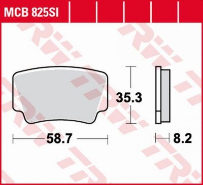 TRW ZF KLOCKI HAMULCOWE KH463 SINTER OFFROAD KTM SX-F/XC 450 ATV 08-11, SX/XC 505 ATV 08-13, XC 525 ATV 08-13 TYŁ