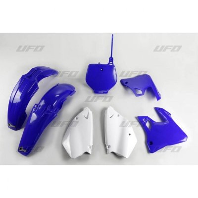 UFO KOMPLET PLASTIKÓW YAMAHA YZ 125 96-99, YZ 250 96-99 KOLOR NIEBIESKI/BIAŁY 98-99 (YA294E999)