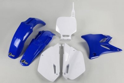 UFO KOMPLET PLASTIKÓW YAMAHA YZ 85 02-14 KOLOR OEM (BIAŁY/NIEBIESKI) (YA306E999)