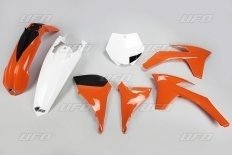 UFO KOMPLET PLASTIKÓW KTM SX/SXF '16-'18 KOLOR OEM '17 (POMARAŃCZOWY/BIAŁY)