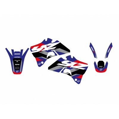BLACKBIRD KOMPLET NAKLEJEK (OKLEIN) YAMAHA YZ 125/250 96-01 DREAM 5 KOLOR NIEBIESKI CZARNY