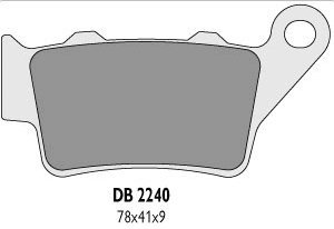 Delta Braking YAMAHA	600 TT-R (95-04) klocki hamulcowe tył