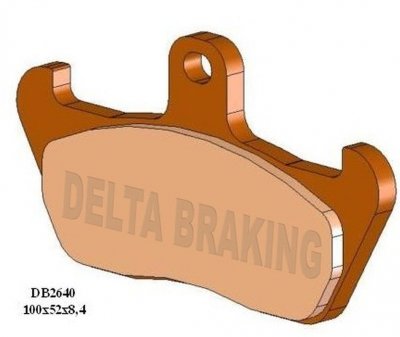 DELTA BRAKING klocki hamulcowe przód GILERA 350 Nord-West 94-