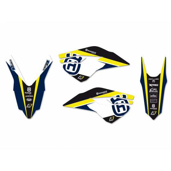 BLACKBIRD KOMPLET NAKLEJEK (OKLEIN) HUSQVARNA FC TC (14-15) Dream4