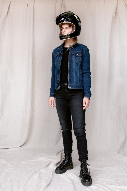 KURTKA DAMSKA JEANS BROGER FLORIDA LADY WASHED BLUE DXL