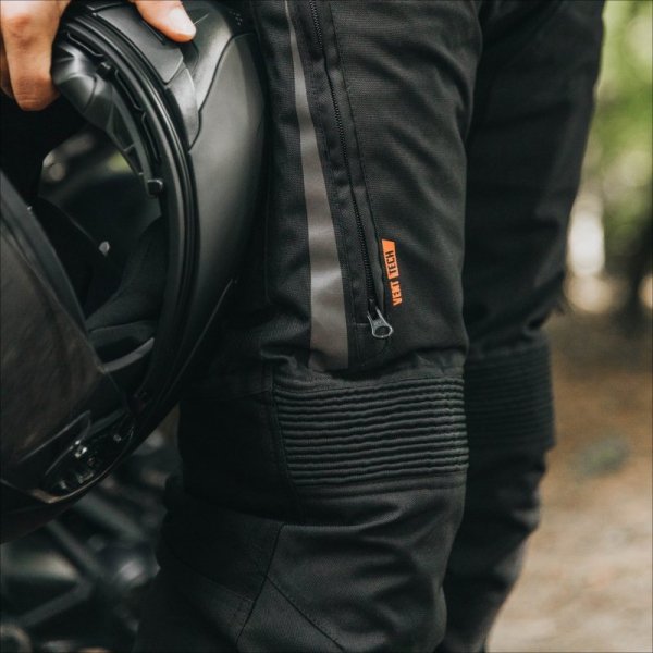 SPODNIE TEKSTYLNE OZONE VULCAN BLACK (KRÓTKA NOGAWKA) SHORT M