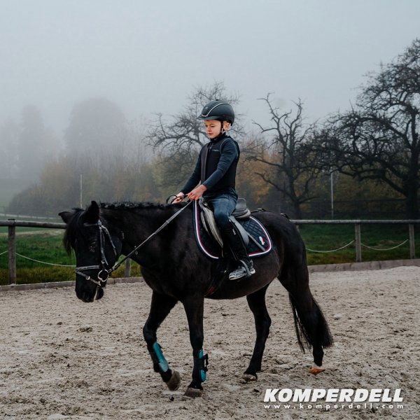 KOMPERDELL Kamizelka ochronna jeździecka Ballistic Champion Junior black-silver  rozm.152