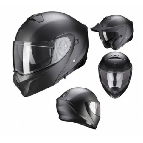 SCORPION KASK EXO-930 SOLID MATT PEARL BLACK