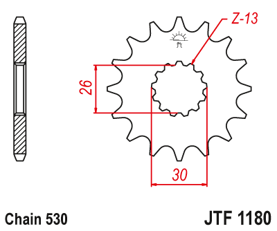 DID JT zestaw napędowy Triumph 955 Sprint ST / 99-04