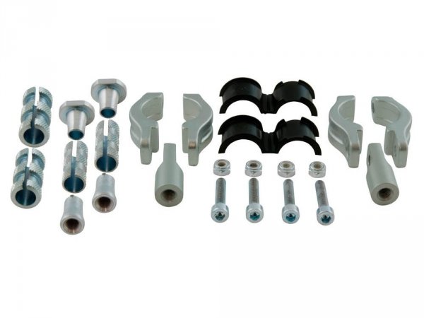 RACETECH MOCOWANIE OSŁON RĄK (HANDBARÓW) ŁAMANE NA ŚR. 22,2MM LUB 28,6 MM