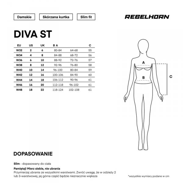 KURTKA MOTOCYKLOWA SKÓRZANA DAMSKA REBELHORN DIVA ST BLACK GOLD W40