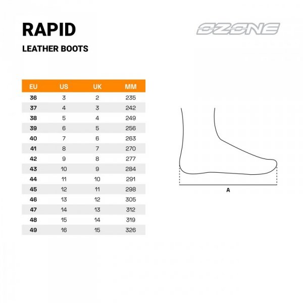 BUTY MOTOCYKLOWE OZONE RAPID MATT BLACK 38