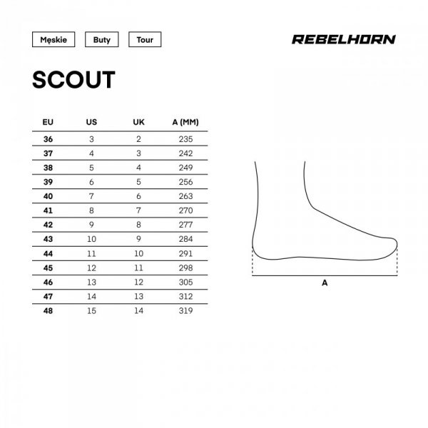 BUTY MOTOCYKLOWE REBELHORN SCOUT BLACK 43